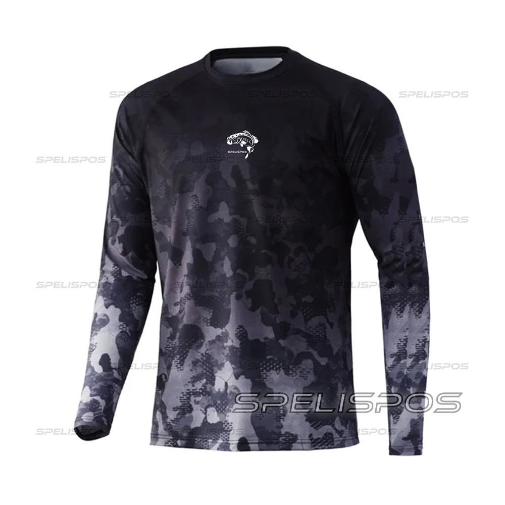 Running Gear Long Sleeve - Camisa De Pesca De Manga Comprida,