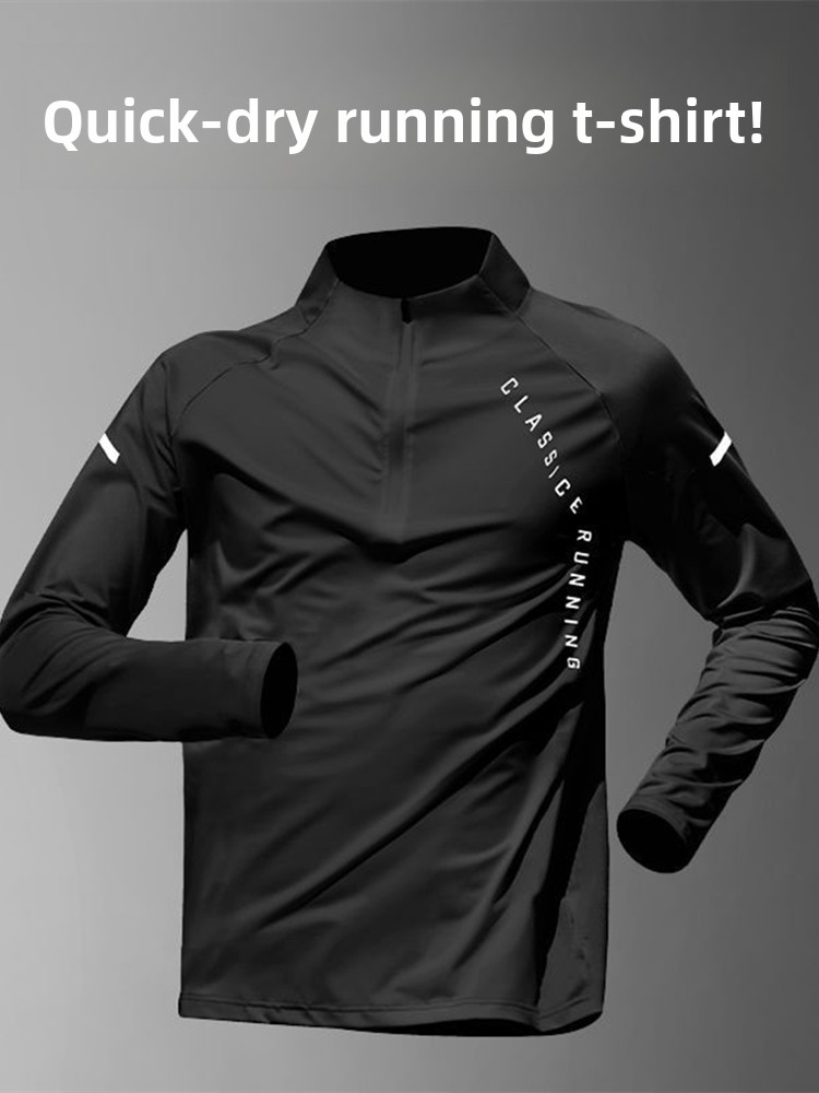 Running Gear Long Sleeve - Camiseta Masculina de Treino de Manga