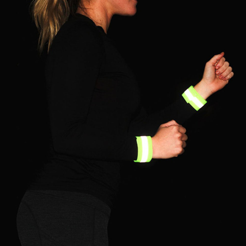 Running Gear For Night - Conjunto de 4 Faixas Refletivas Ajustáveis