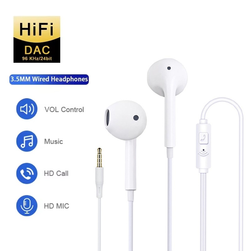 Running Gear Headphones - Fones de ouvido intra-auriculares de 3,5
