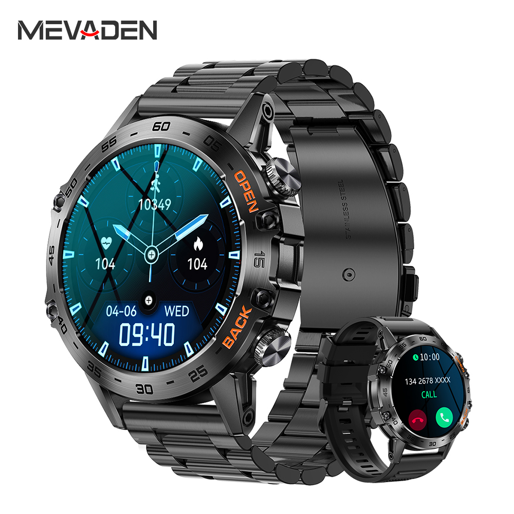 Gps Running Watch - Relógio Inteligente Masculino MEVADEN Steel 1.39