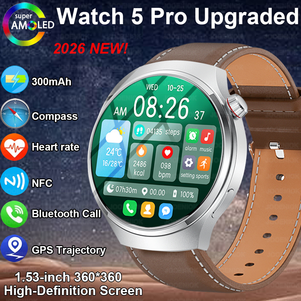 Gps Running Watch - Novo Smartwatch 5 Pro 2026 com