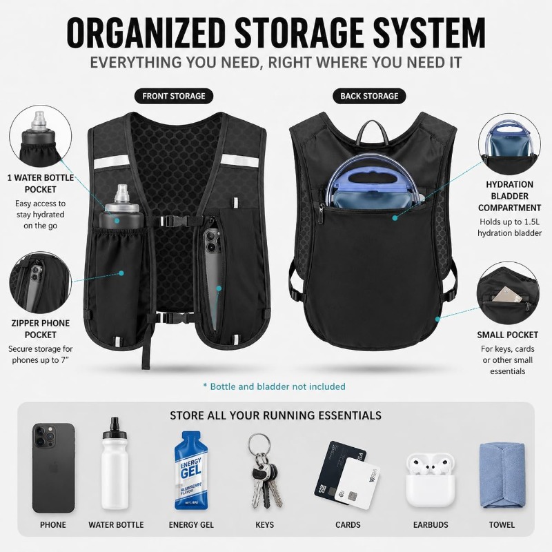Colete Refletivo Leve para Cor - Running Gear Storage avaliação e preço