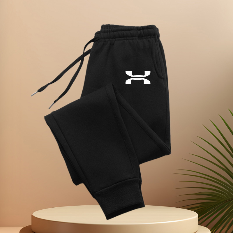 Calças casuais masculinas, rou - Running Gear Winter avaliação e preço
