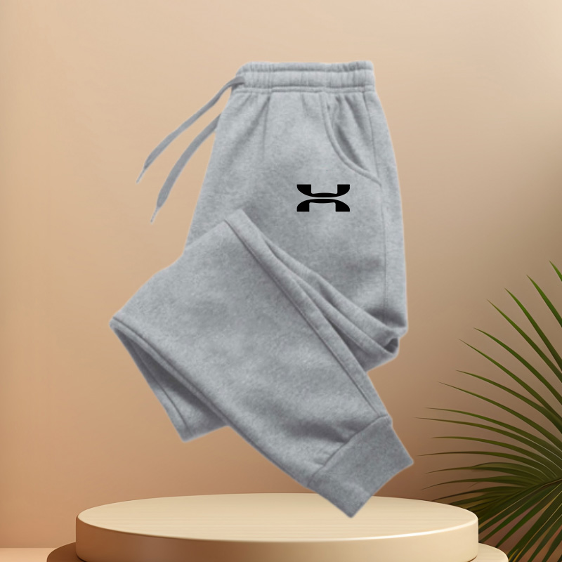Calças casuais masculinas, rou - Running Gear Winter avaliação e preço