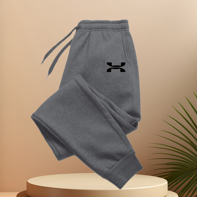 Calças casuais masculinas, rou - Running Gear Winter avaliação e preço