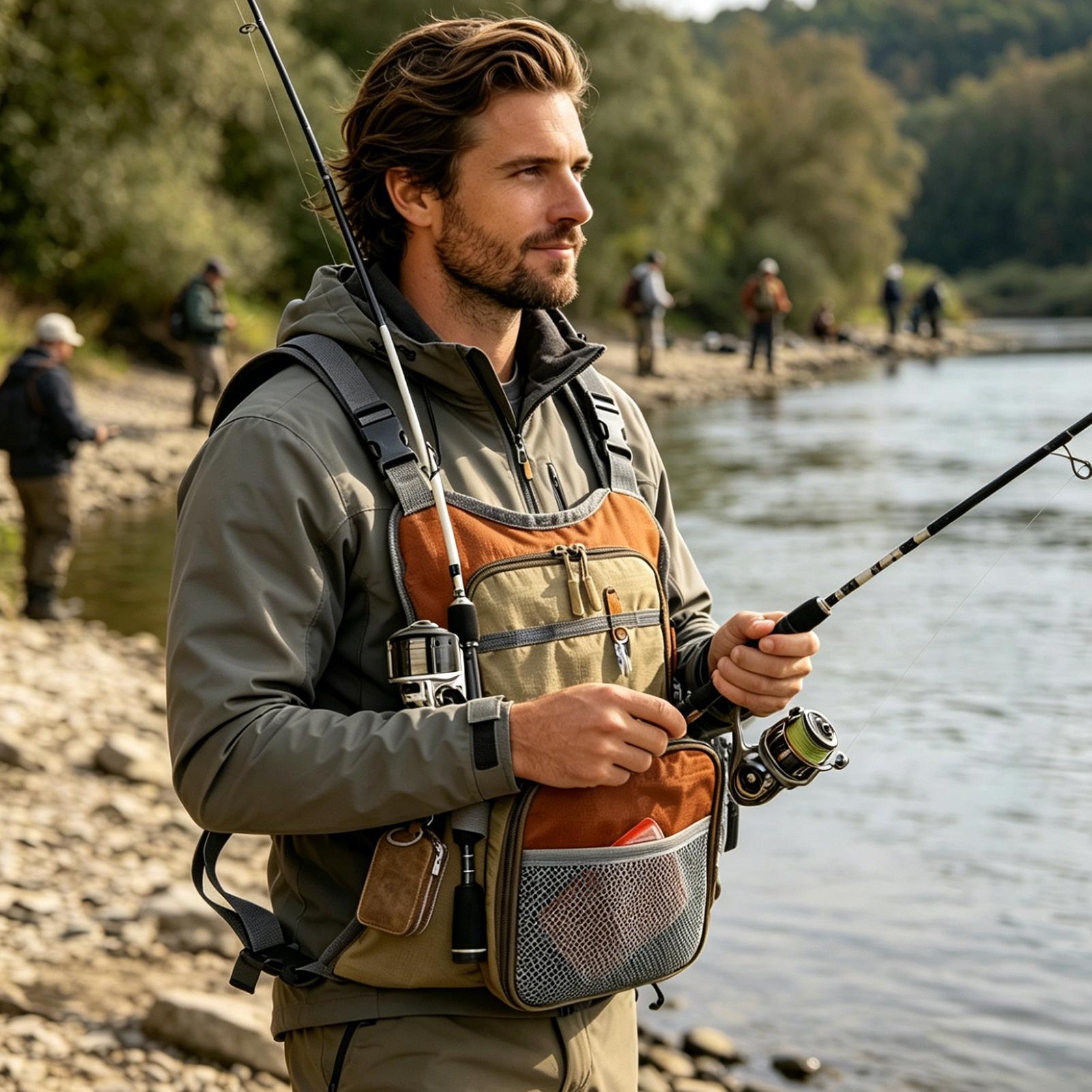 Mochila de pesca à prova d'águ - Running Gear Storage avaliação e preço
