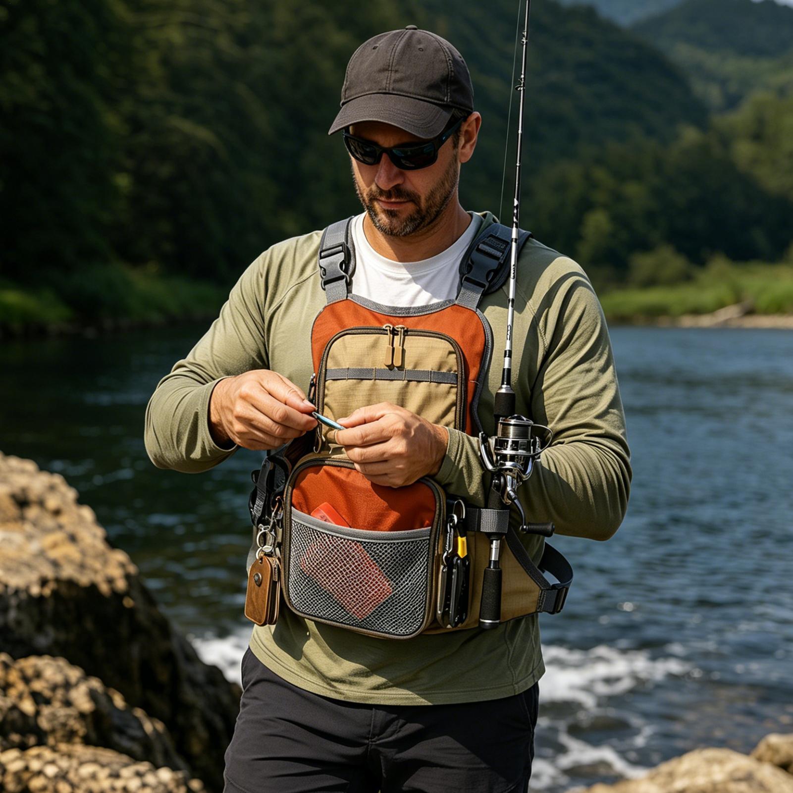 Mochila de pesca à prova d'águ - Running Gear Storage avaliação e preço