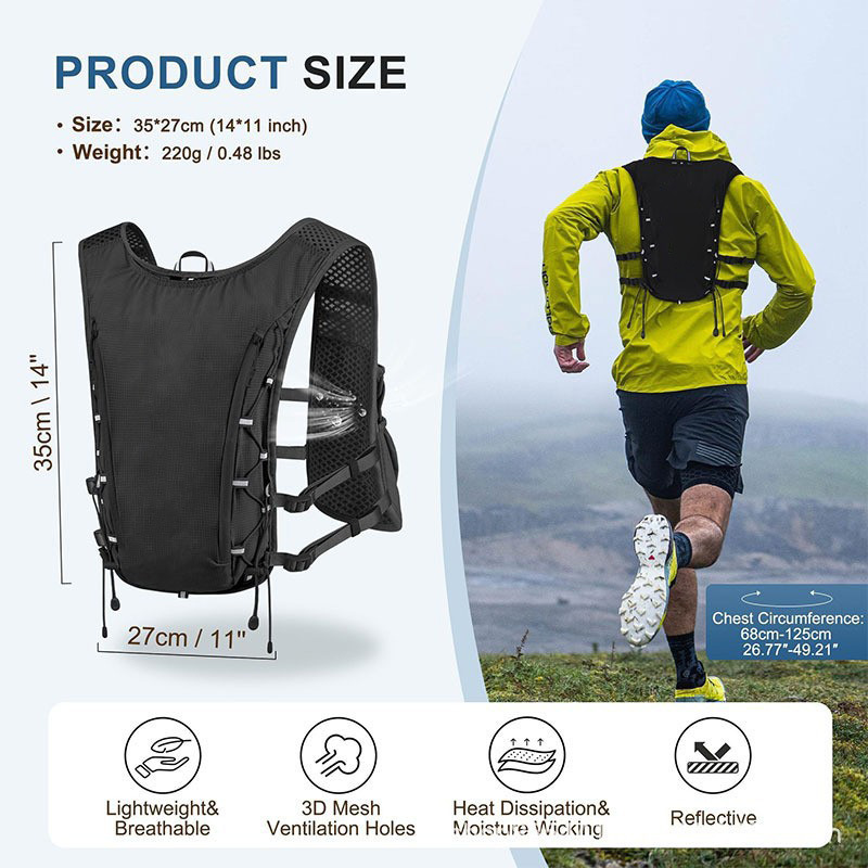 Colete de hidratação, mochila  - Running Gear Competition avaliação e preço