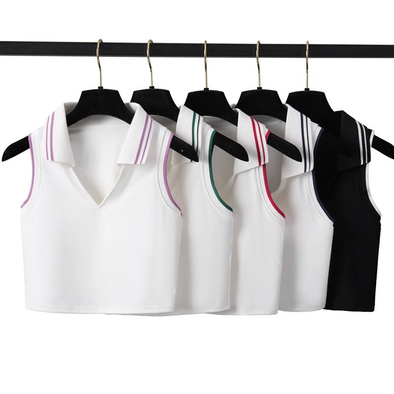 Mulheres de fitness yoga topo  - Running Gear Vest avaliação e preço