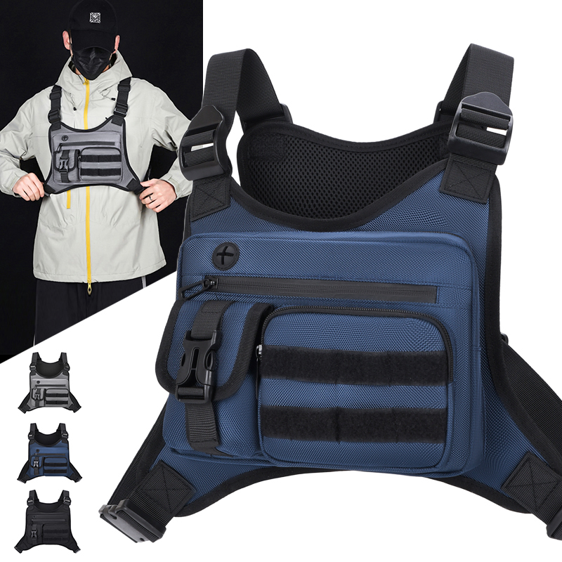 Bolsa Tática de Peito Masculin - Running Gear Storage avaliação e preço