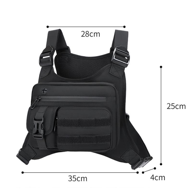 Bolsa Tática de Peito Masculin - Running Gear Storage avaliação e preço