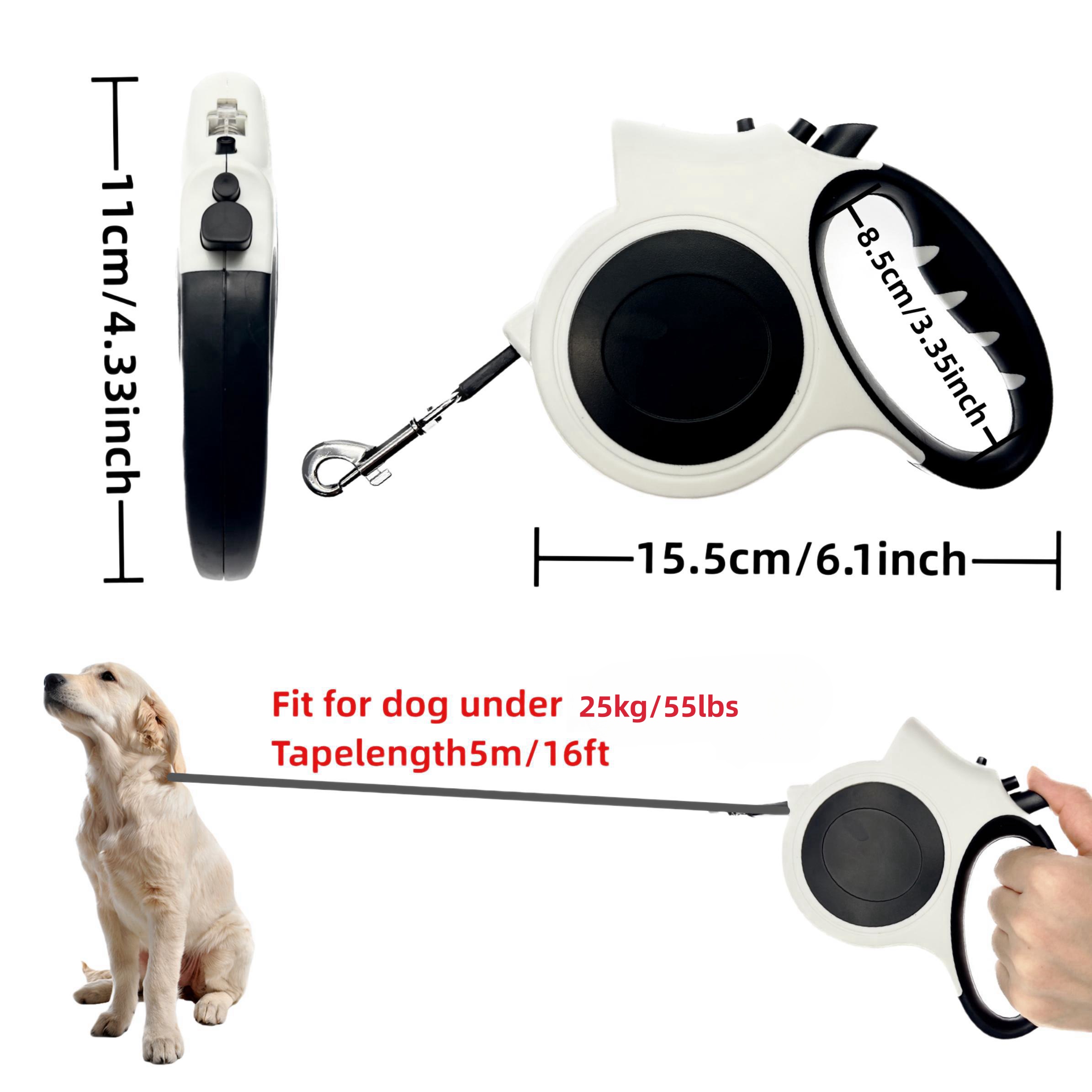 Trela retrátil iluminada para  - Running Gear Dog avaliação e preço
