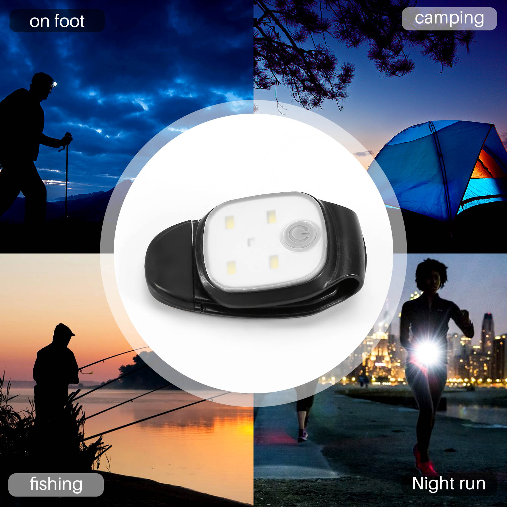 XSXS-Outdoor Night Clip On Run - Running Gear For Night avaliação e preço