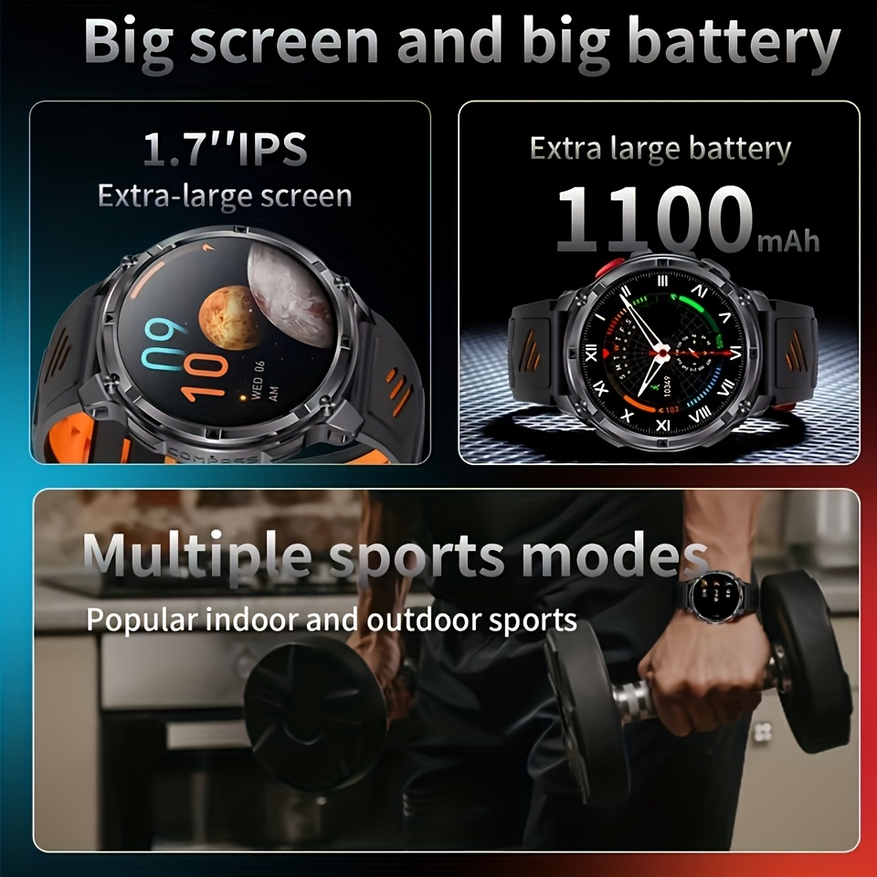 Novo Smartwatch T-REX3 Ultra c - Gps Running Watch avaliação e preço