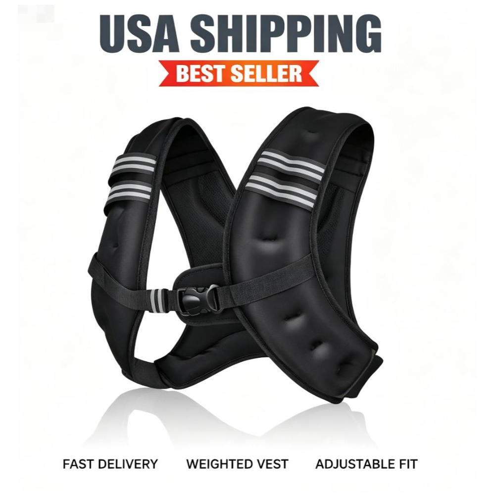 Colete de Fitness com Peso Pré - Running Gear Vest avaliação e preço