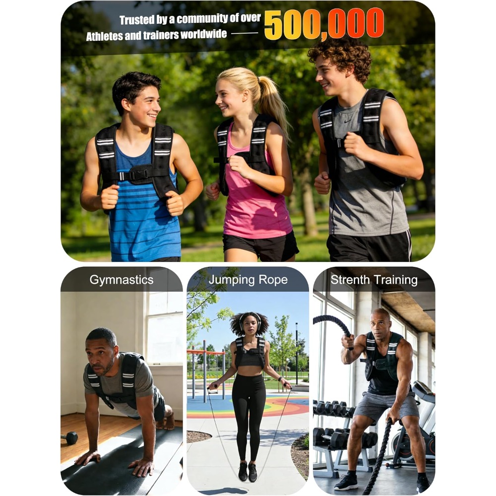 Colete de Fitness com Peso Pré - Running Gear Vest avaliação e preço