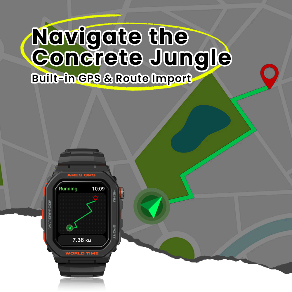 Novo zeblaze ares gps relógio  - Gps Running Watch avaliação e preço