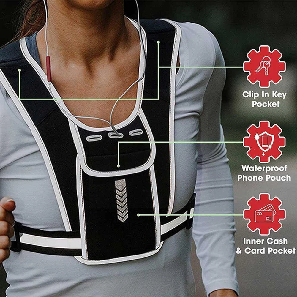 Colete correndo com suporte de - Running Gear Vest avaliação e preço