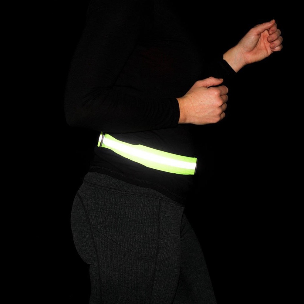 Cinto reflexivo verde fluoresc - Running Gear For Night avaliação e preço