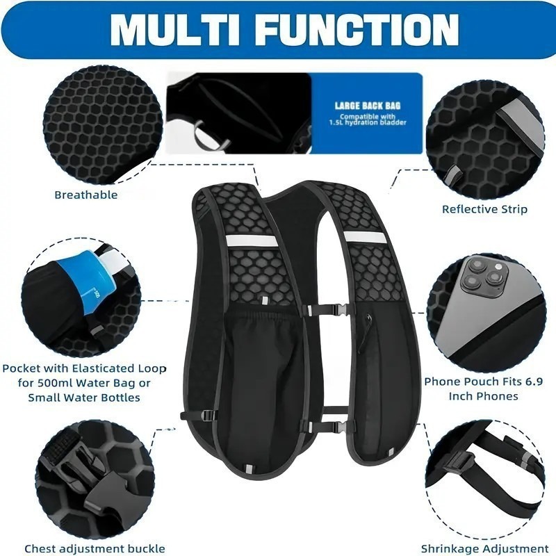 Novo Colete Refletivo Leve par - Running Gear Storage avaliação e preço